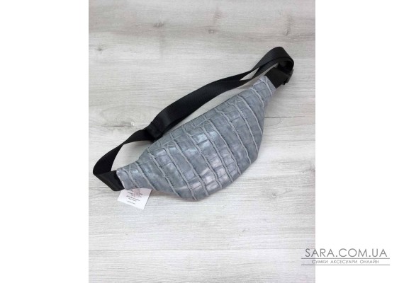 Жіноча Бананка сіро-блакитний крокодил WeLassie