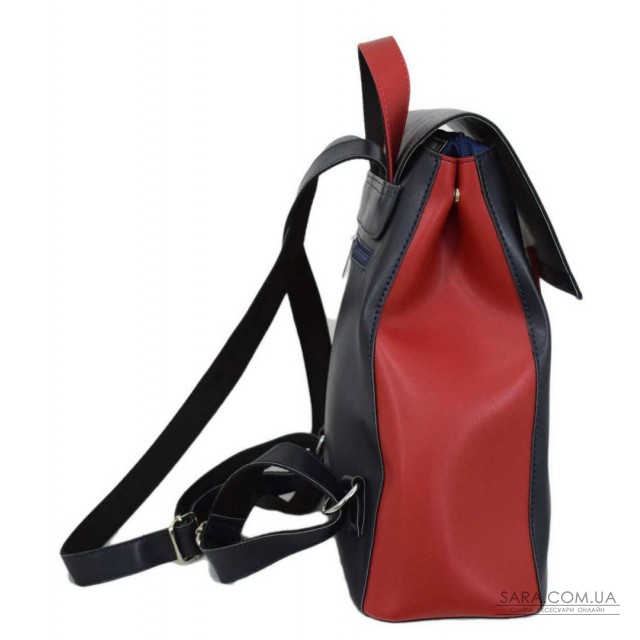 Купити 608 рюкзак екошкіра синій червоний Lucherino дешево. Україна Купити 608 рюкзак екошкіра синій червоний Lucherino дешево. Україна