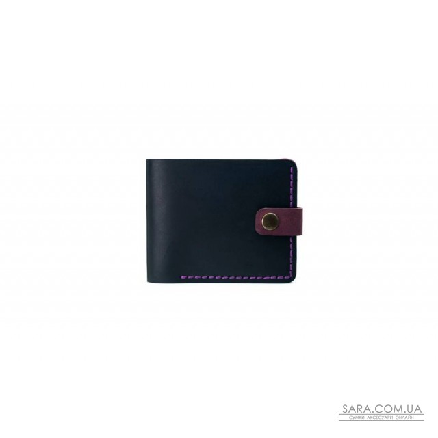 Кожаный женский кошелек Compact черный-марсала Art Pelle Кожаный женский кошелек Compact черный-марсала Art Pelle