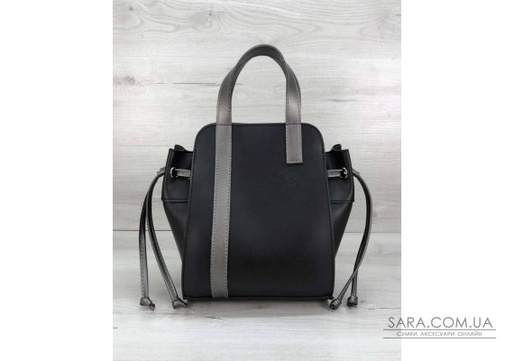 Сумка з косметичкою Alex чорна WeLassie