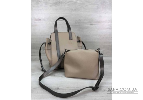 Сумка з косметичкою Alex бежева WeLassie